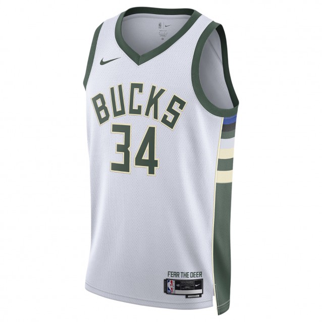 Nike NBA Association Edition Swingman Jersey - Giannis Antetokounmpo Milwaukee Bucks Junior Nike NBA Association Edition Swingman Jersey - Giannis Antetokounmpo Milwaukee Bucks Junior