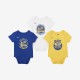 NBA 3-Pack Bodysuit Set - Golden State Warriors Stephen Curry NBA 3-Pack Bodysuit Set - Golden State Warriors Stephen Curry