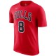 Nike Short Sleeve T-Shirt - Chicago Bulls Zach Lavine